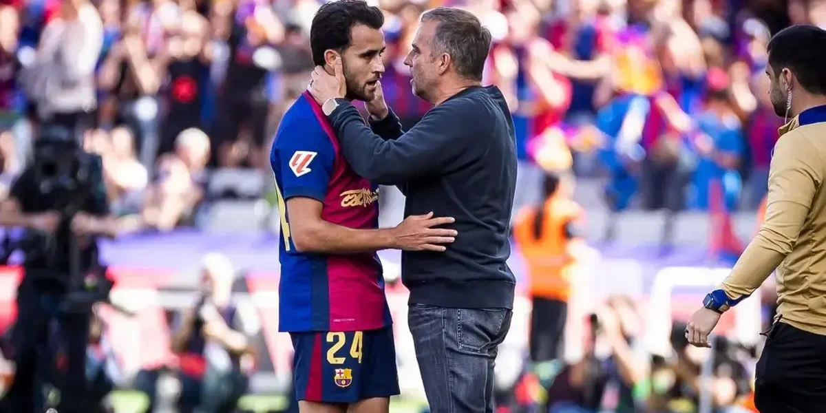 Hansi-Flick-Puas-Eric-Garcia-Perpanjang-Kontrak,-Bek-Barcelona-Dinilai-Layak-Jadi-Pemimpin