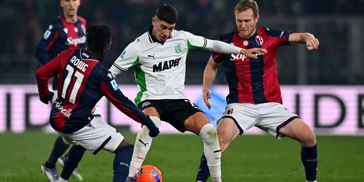 Sassuolo Curi Poin Berharga di Markas Bologna